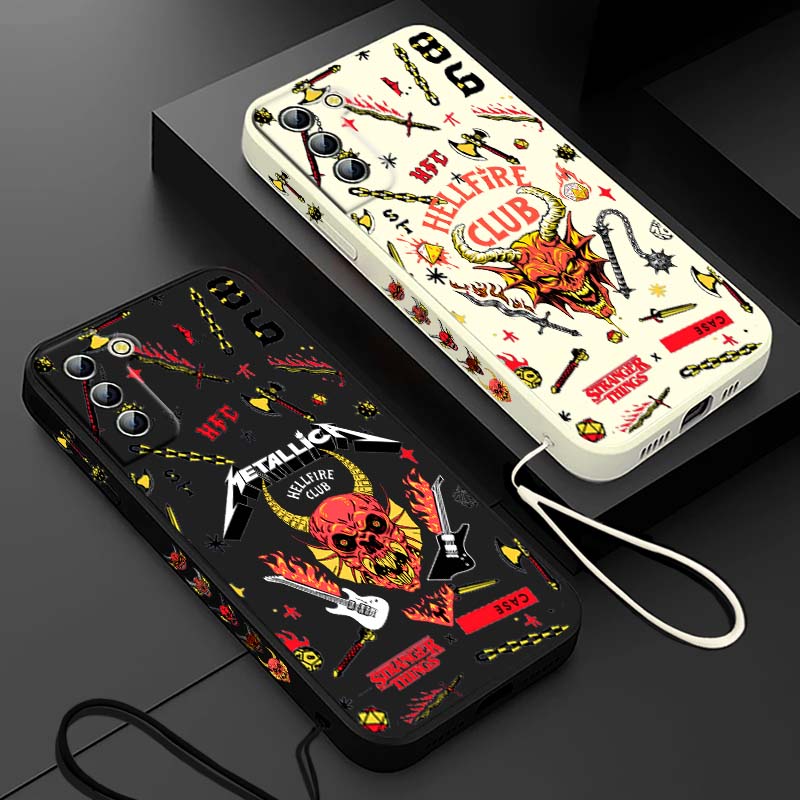 Samsung Galaxy S25 - Coque de téléphone liquide avec cordon